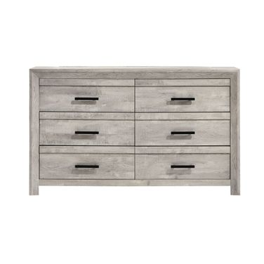 Ashford 6-Drawer Dresser In White