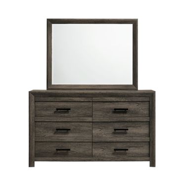 Ashford Dresser and Mirror Set In Mocha Grey