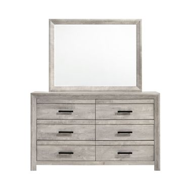 Ashford Dresser and Mirror Set In White