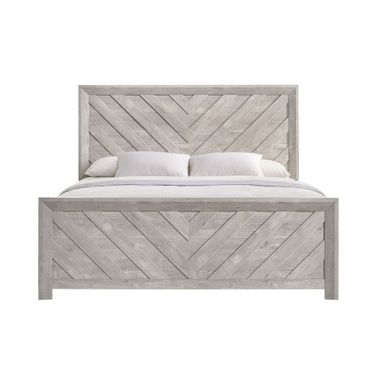 Ashford King Panel Bed In White