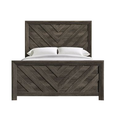 Ashford Queen Panel Bed In Mocha Grey