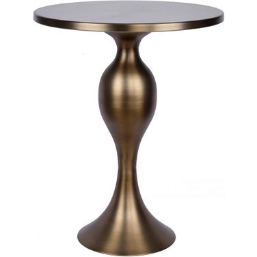 Ashland 24 Inch Metal Accent Table In Bronze