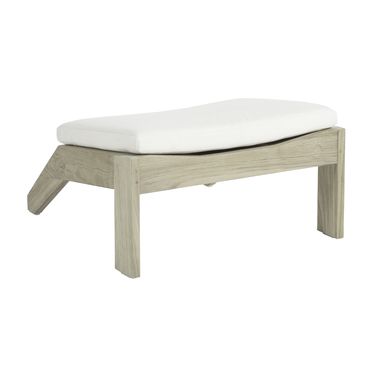 Ashland Teak Adirondack Ottoman In Bali Pearl