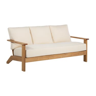 Ashland Teak Sofa In Avila Navy