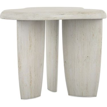 Ashlar End Table In Bisque
