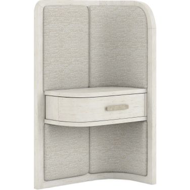 Ashlar Wall Panel Right Nightstand Set In Bisque