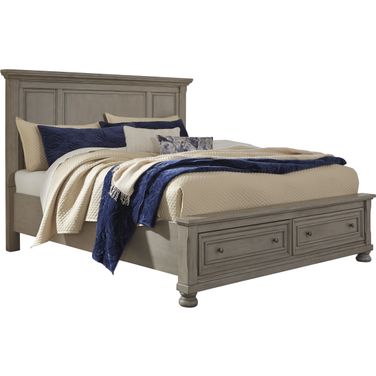 Ashley Furniture Lettner King Panel Storage Bed
