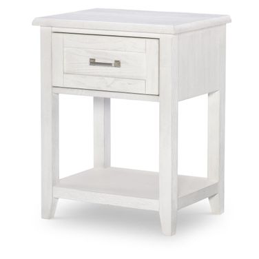 Ashton 1 Drawer Nightstand In Bleached Linen