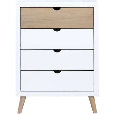 Asker Bedroom Chest In Brown and White