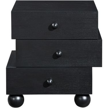 Askew Night Stand In Black