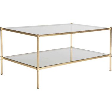 Aslan Antique Gold Leaf Coffee Table