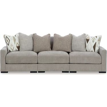 Aslan Court 3-Piece Sofa Sectional In Pebble