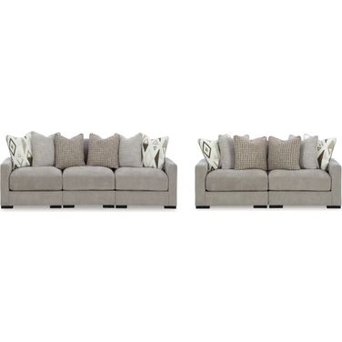 Aslan Court Living Room Set In Pebble