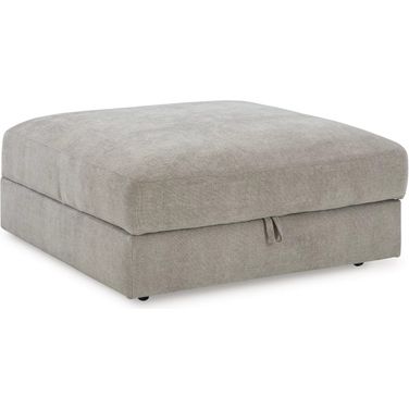 Aslan Court Ottoman With Storage In Pebble