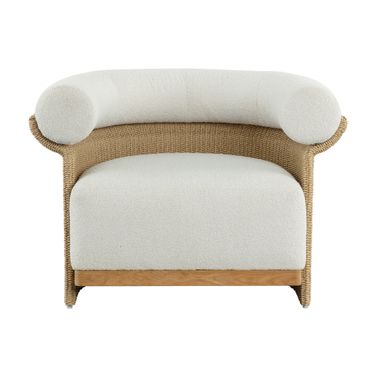 Asos Lounge Chair In Louis Cream