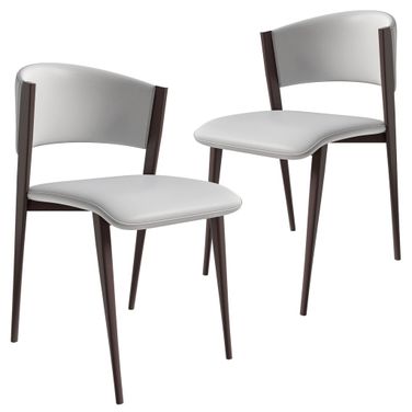 Aspen Modern Dining Chair Set of 2 In White