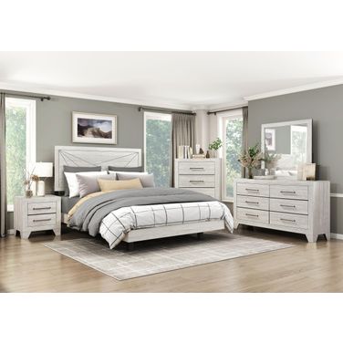 Aspen Panel Bedroom Set In White