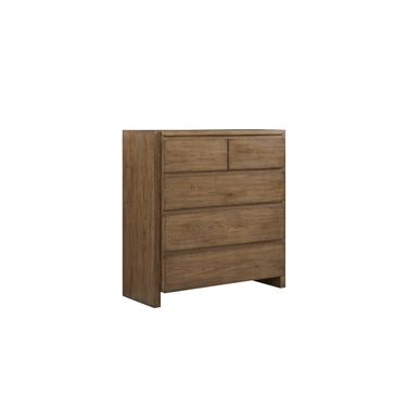 Aspen Springs 5 Drawer Chest in Weathered Plank