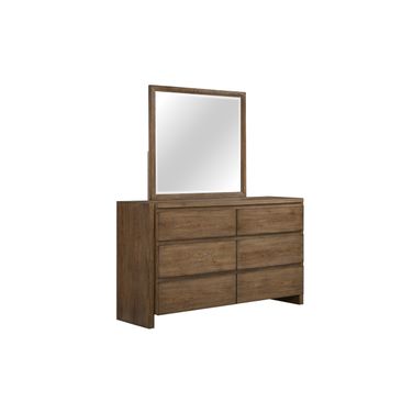 Aspen Springs 9 Drawer Dresser in Weathered Plank