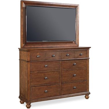 Aspenhome Oxford Tv Frame In Whiskey Brown I07 487 Wbr