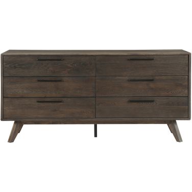 Astoria Oak Dresser For Bedroom with 6 Drawers