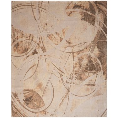 Astra Machine Washable 7'10" x 10' Modern Indoor Rug In Beige