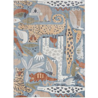 Astra Machine Washable Kids 7'10" x 10' Indoor Rug In Multicolor