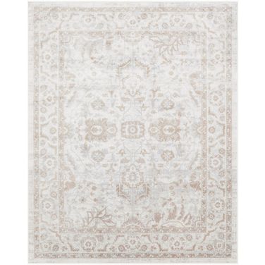 Astra Machine Washable Vintage 9' x 12' Vintage Indoor Rug In Grey