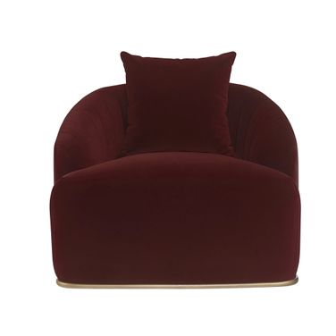 Astrid Armchair In Merlot