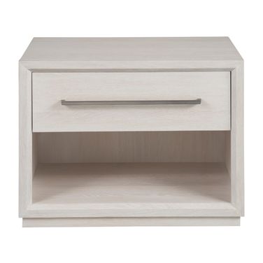 Astrid Drawer Nightstand In White Oak