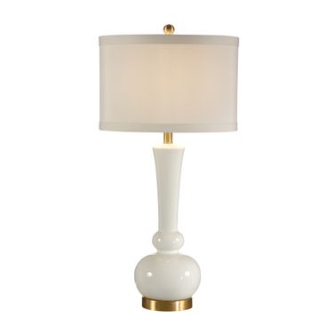 Astrid Lamp In White and Cream