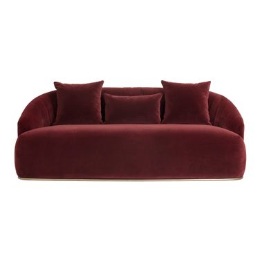 Astrid Sofa In Merlot