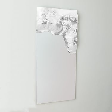 Asymmetrical Right Ripple Mirror In Natural
