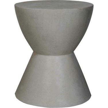 Athena Ivory Concrete Accent Table