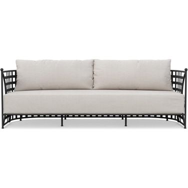 Athens 3 Seat Sofa with Cushion In Linen