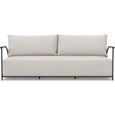 Athens High Back 3 Seat Sofa with Cushion In Linen