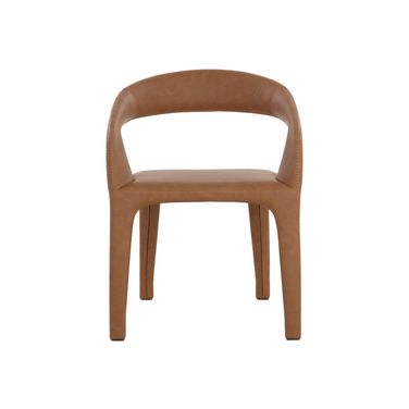 Atika Dining Armchair In Cognac