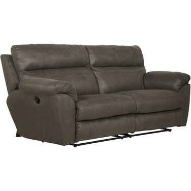 Atlas Reclining Sofa In Charcoal