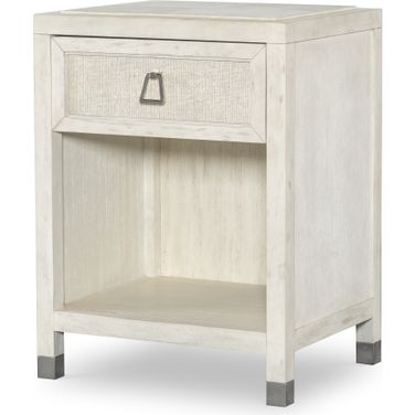 Atlas Single Drawer Nightstand In Off White