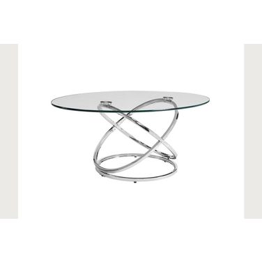 Atomic Cocktail Table In Silver