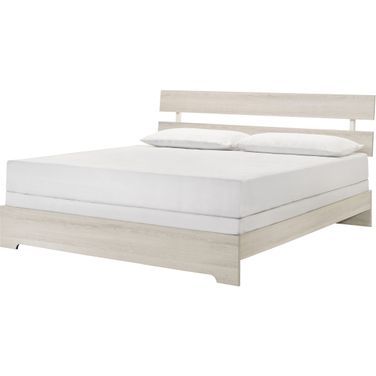 Atticus King Platform Bed In White