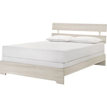 Atticus Queen Platform Bed In White