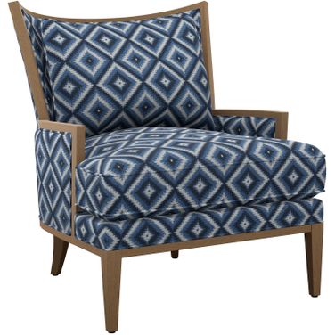 Featured Upholstery Atwood Chair In Blue