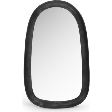 Auberge Mirror In Black and Antique Black