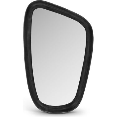 Auberge Mirror In Black and Antique Black