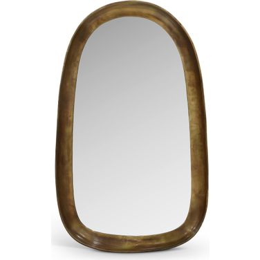 Auberge Mirror In Brass