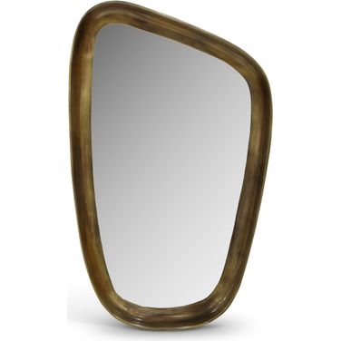 Auberge Mirror In Brass