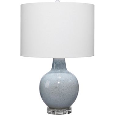 Aubrey Ceramic Table Lamp In Blue