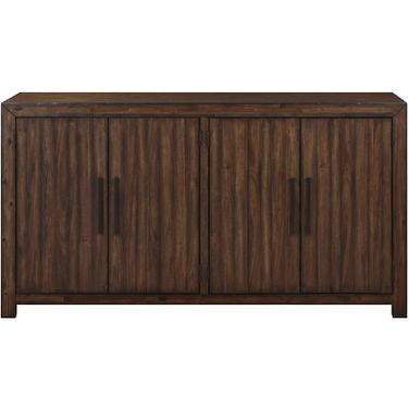 Auburn Server In Dark Brown