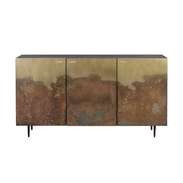 Auburn Sideboard In Antique Brass and Black
